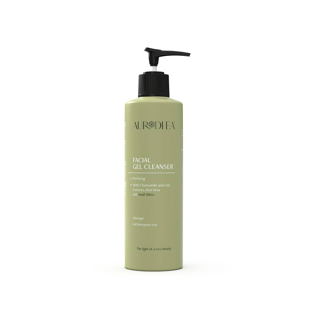 Aurodhea Facial Gel Cleanser – Čistiaci gél na tvár so slimačím slizom, aloe vera a harmančekom