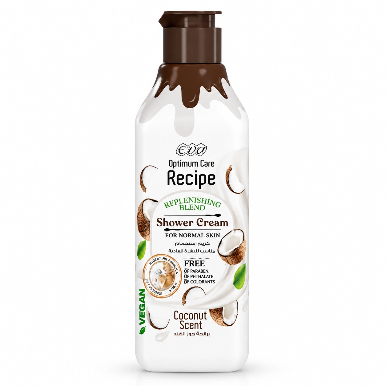 EVA Optimum Care Sprchový krém Coconut - kokosový sprchový krém pre normálnu pokožku 370 ml