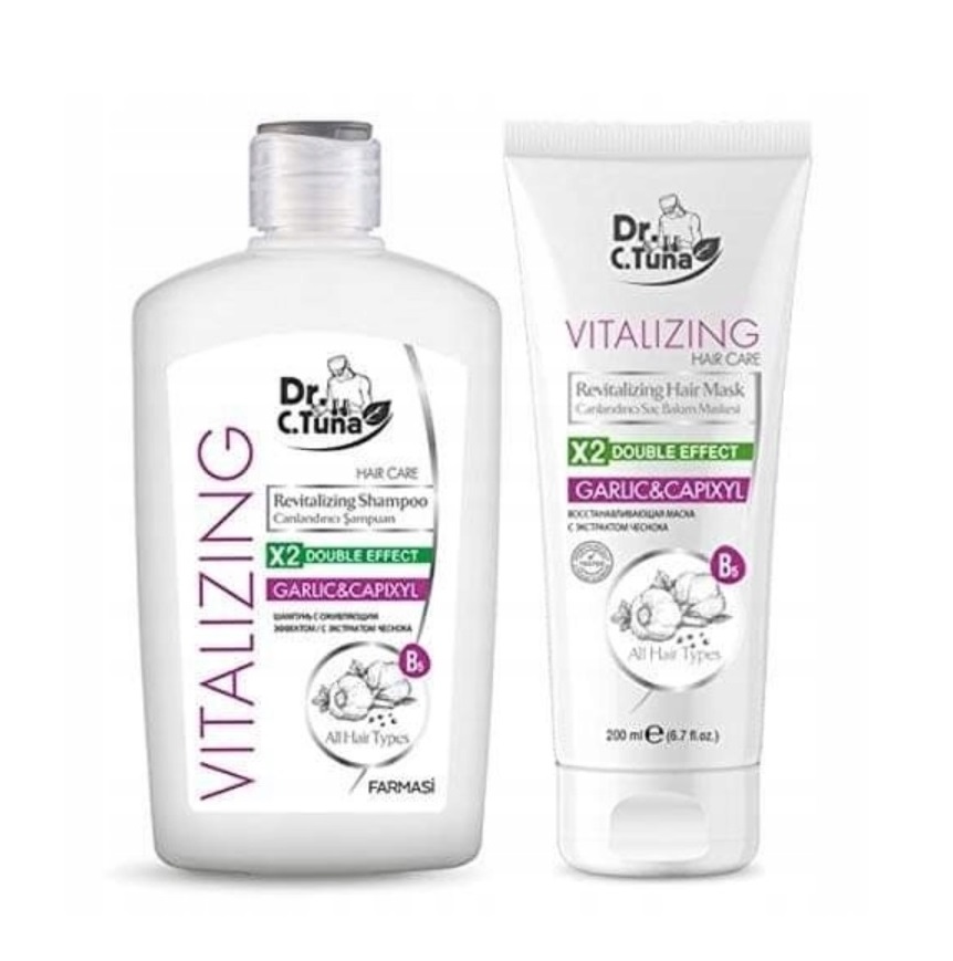 Dr. C. Tuna | Revitalizačný a obnovujúci šampón 500ml + maska ​​na vlasy 200ml