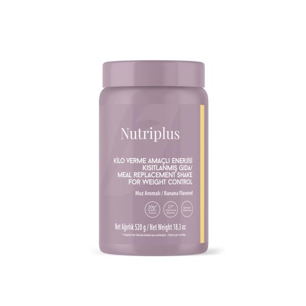 Nutriplus | Koktejl náhrada jedla s banánovou príchuťou 520 g
