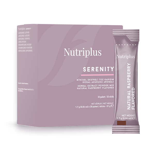 Nutriplus | Serenity čaj s malinovou príchuťou 1,7 g x 30 ks