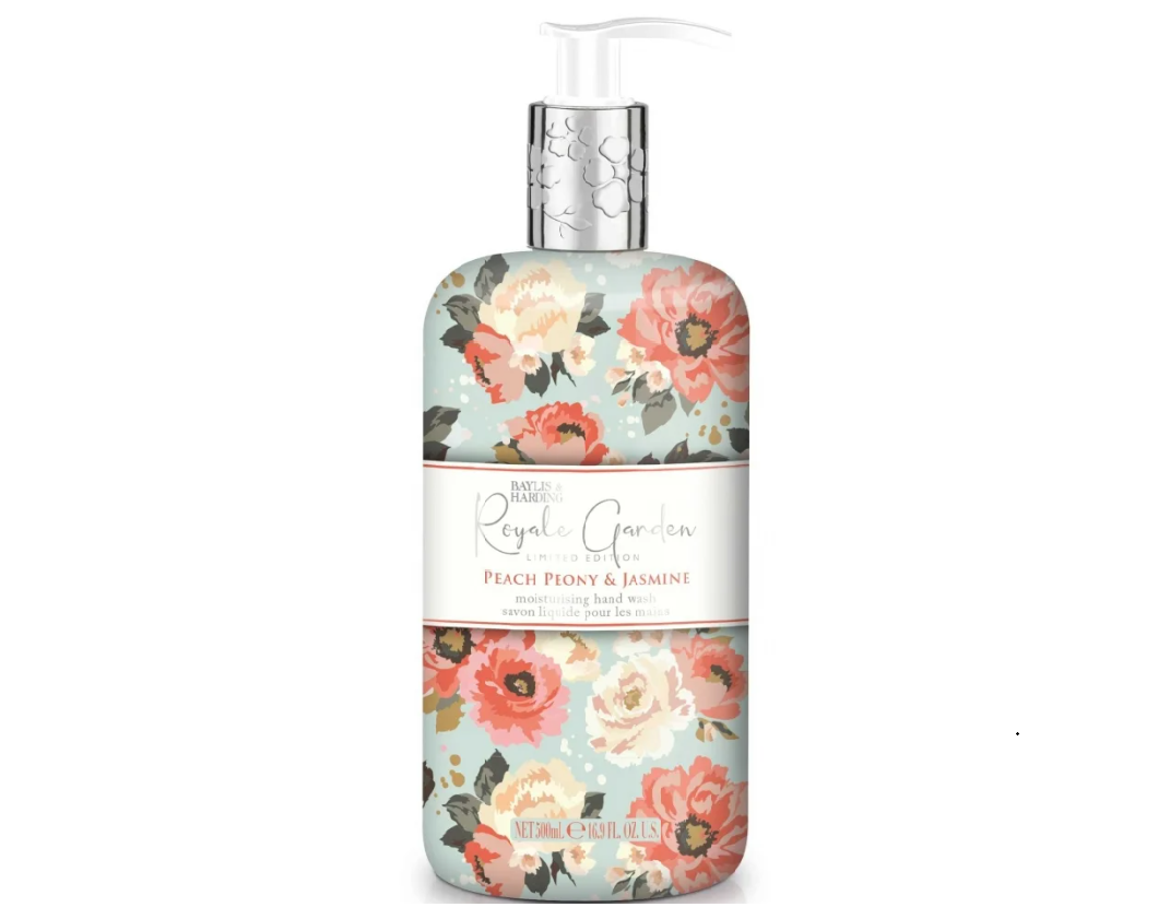Baylis & Harding Royale Garden Peach Peony & Jasmine - hydratačné tekuté mydlo na ruky 500 ml