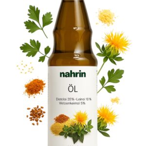 Nahrin | Bodliakový olej s ľanom a pšeničnými klíčkami 500ml